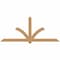 Ekena Millwork Redmond Timber Gable Bracket, Western Red Cedar, 108"W x 45"H x 1 1/2"D x 5 1/2"F, 10/12 Pitch GBW108X45X0206RED00SWR - alternate 1